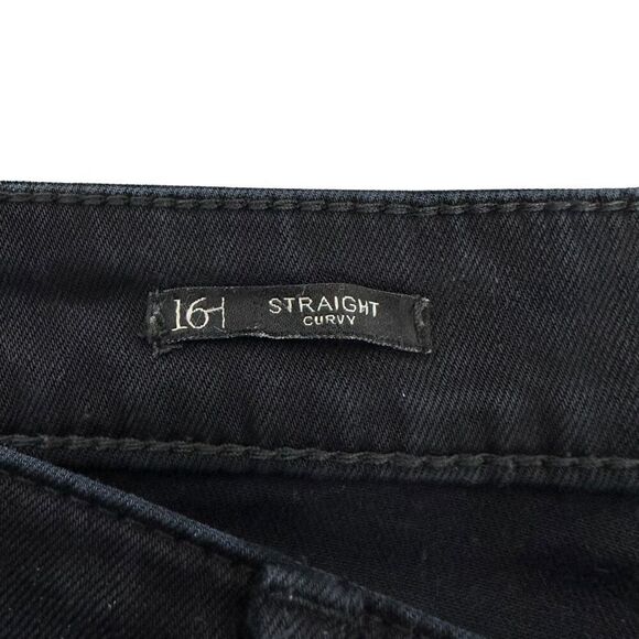 Talbots Black Straight Curvy Flawless Bermuda Shorts size 16 - Picture 4 of 7